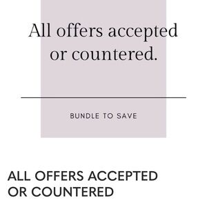 All Offers Accepted or Countered!